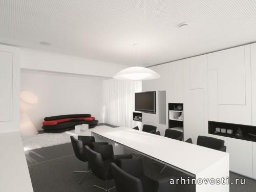 Интерьер квартиры, проект Шлоссер и Партнер (Schlosser + Partner), Грац, Австрия.