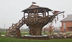 Корабль-беседка, творческая группа "Творюки", Рязань, Россия.
