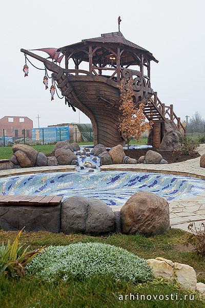 Корабль-беседка, творческая группа "Творюки", Рязань, Россия.