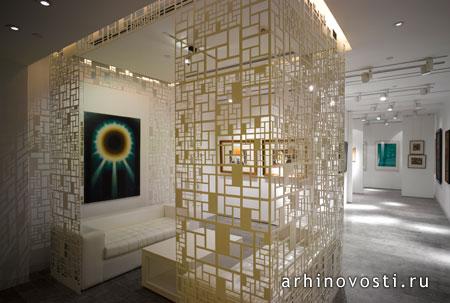Дизайн интерьера для магазина Арт Галерея Дели (The Delhi Art Gallery), проект бюро Морфогенезис (Morphogenesis), Нью-Дели, Индия.