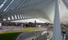 Сантьяго Калавара (Santiago Calatrava), проект железнодорожной станции, Льеж, Бельгия.