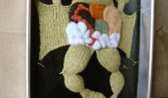 Вязаные игрушки из коллекции "Вязаная биология" (Knitting in Biology 101).