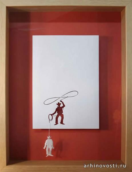 Произведение искусства из бумаги, Петер Каллесен (Peter Callesen).