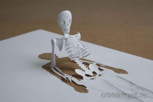 Произведение искусства из бумаги, Петер Каллесен (Peter Callesen).