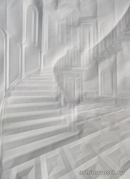 Произведение искусства из бумаги, Саймон Шуберт (Simon Schubert).