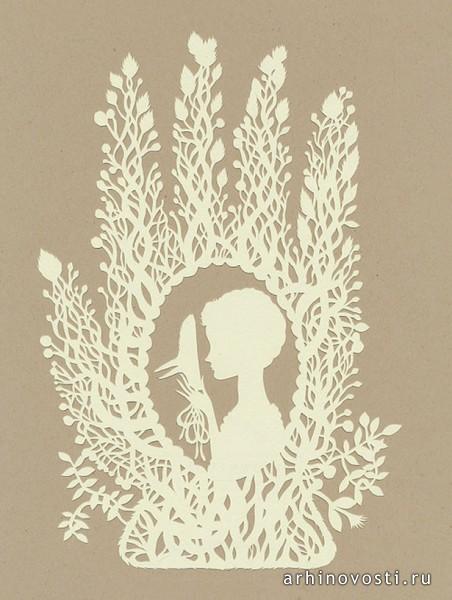 Скульптура из бумаги, Элайза Мора (Elisa Mora).