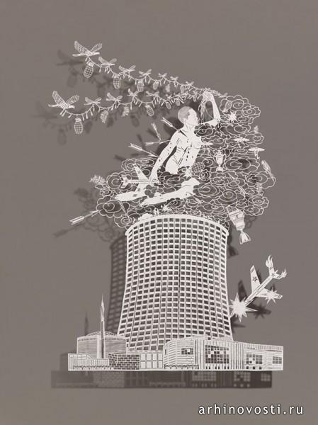 Произведение искусства из бумаги, Бовей Ли (Bovey Lee).