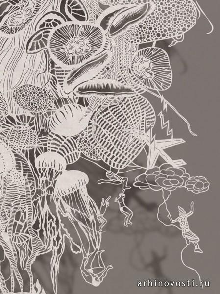 Произведение искусства из бумаги, Бовей Ли (Bovey Lee).