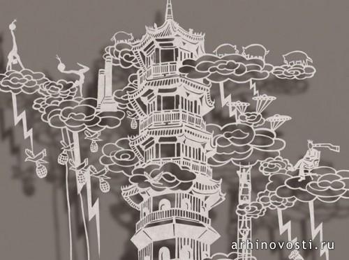 Произведение искусства из бумаги, Бовей Ли (Bovey Lee).