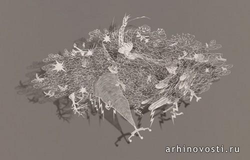 Произведение искусства из бумаги, Бовей Ли (Bovey Lee).