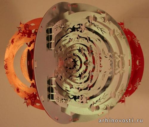 Произведение искусства из бумаги, Ингрид Шильякус (Ingrid Siliakus).