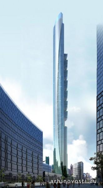 Проект Aedas, Башня Pentominium Dubai Marina, Дубай, ОАЭ.