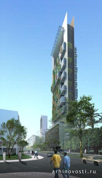 Проект бюро Atkins, офисное здание Al Sharq, Кувейт.