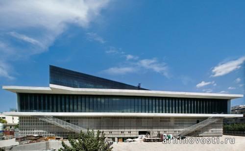 Музей "Новый Акрополь" (The New Acropolis), проект Бернарда Тшуми (Bernard Tschumi), Афины, Греция.