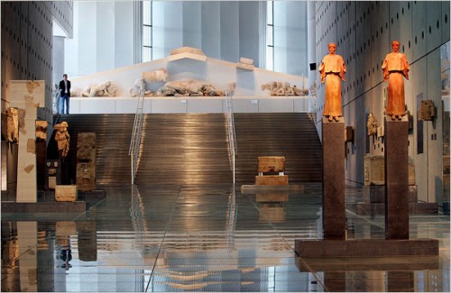 Музей "Новый Акрополь" (The New Acropolis), проект Бернарда Тшуми (Bernard Tschumi), Афины, Греция.