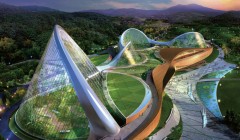 Национальный экологический институт от «Сэму Аркитектс» (Samoo Architects) совместно с Гримшоу Аркитекст (Grimshaw Architects). Сочхон, Южная Корея.