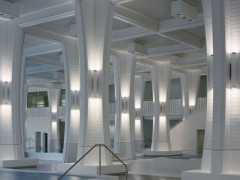Комплекс "Термальные ванны Тамина" (Tamina Thermal Baths),проект бюро Смоленики энд Партнер Аркитектур (Smolenicky & Partner Architektur), Бад-Рагац, Швейцария.
