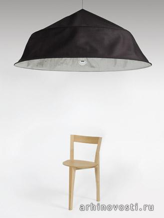 Складывающийся абажур (Fold up pendant light xxl), Бертьян Пот (Bertjan Pot) для Мусташ (Moustache).