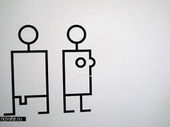 Туалетные таблички со всего света. Лозанна, Швейцария.