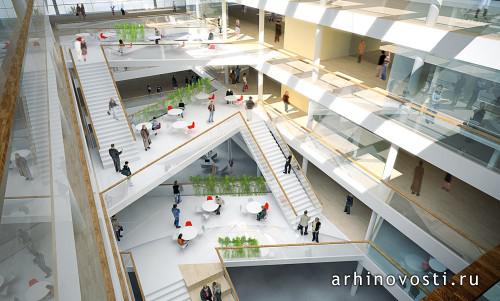 Образовательный центр будущего, проект ААРТ Аркитектс (AART Architects), ЗЕНИ Аркитектс (ZENI Architects), совместно с инженерами из КОВИ (COWI), Хадерслев, Дания.