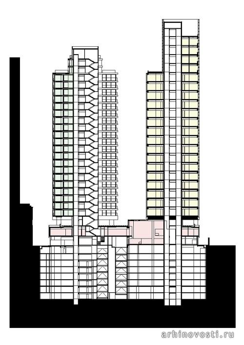 Скай-центр (Sky Center), проект бюро Риско аркитектс (Risco architects), Луанда, Ангола.