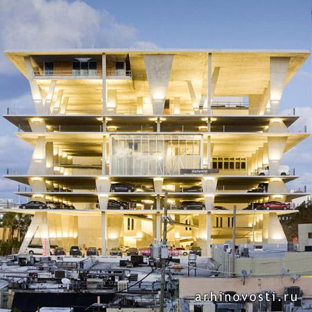 Что может сделать из автостоянки Херцог и дё Мерун (Herzog & de Meuron). Майами, Америка.