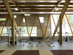 Спортивный комплекс, проект Лоренс и Лусто (Laurens & Loustau Architects), Тулуза, Франция.