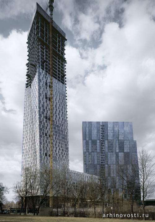214 метров в центре столицы. Москва, Россия.