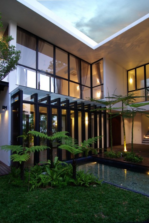 Жилой дом, проект Аамер Аркитектс (Aamer Architects), Сингапур.