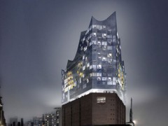 Проект бюро Херцог энд де Мерун (Herzog & de Meuron), "Филармония на Эльбе" (Elbphilharmonie), Гамбург, Германия.