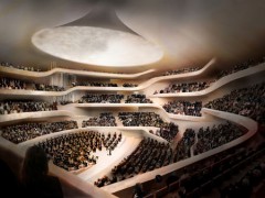 Проект бюро Херцог энд де Мерун (Herzog & de Meuron), "Филармония на Эльбе" (Elbphilharmonie), Гамбург, Германия.