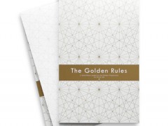 Блокнот для зарисовок "Золотые правила" (Golden Rules), автор Оливия Ли (Olivia Lee), Лондон, Англия.