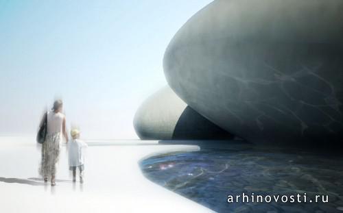 Концепт-проект аква-центра (Batumi Aquarium), бюро Хеннинг Ларсен Аркитектс (Henning Larsen Architects), Батуми, Грузия.
