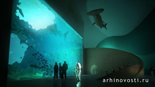 Концепт-проект аква-центра (Batumi Aquarium), бюро Хеннинг Ларсен Аркитектс (Henning Larsen Architects), Батуми, Грузия.