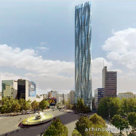 Многофункциональный комплекс, проект студии Ройкайнд Аркитектос (Rojkind Arquitectos), Мехико, Мексика.