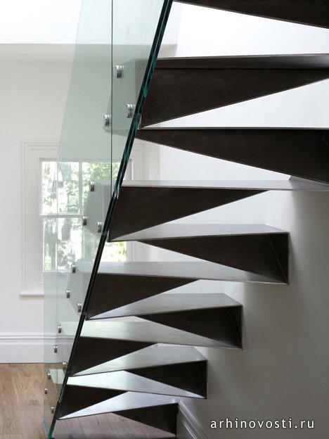 "Лестница Оригами" (Origami Stair), концепция бюро Белл Филлипс (Bell Phillips), Лондон, Англия.