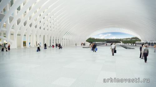 Новый терминал аэропорта в Денвере, дизайн-проект Сантьяго Калатрава (Santiago Calatrava), Америка.