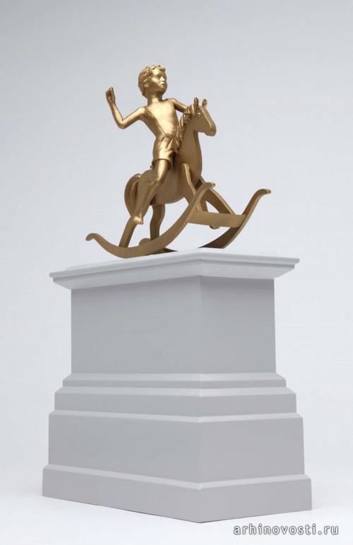 "Беспомощные структуры, Фигура 101 (Powerless Structures, Fig.101), композиция для четвертой колонны на Трафальгарской площади, идея Элмгрин и Драгсет (Elmgreen & Dragset).