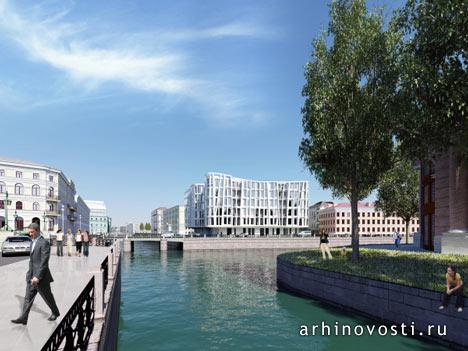 Мойка Крюков (Moika Krukov), жилой проект бюро Эрик ван Эгераат (Erick van Egeraat), Санкт-Петербург, Россия. Мойка Крюков (Moika Krukov), жилой проект бюро Эрик ван Эгераат (Erick van Egeraat), Санкт-Петербург, Россия.