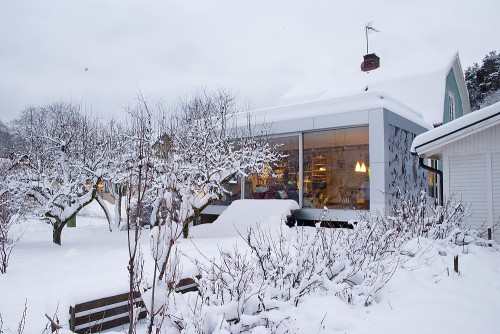 Новая пристройка к жилому дому, проект Юнит Аркитектур АБ (Unit Arkitektur AB), Алингсос, Швеция.