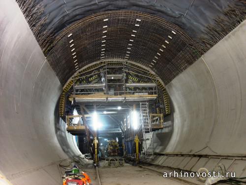 Строительные работы в туннеле Готтард Бейз (Gotthard Base Tunnel), Швейцария.