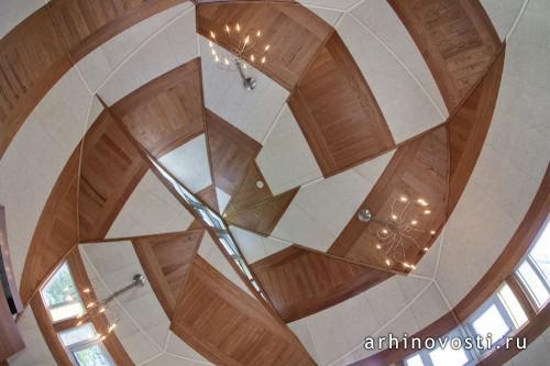 Центр духовного общения для студентов Саламено (Salameno Spiritual Center), проект бюро Хольцман Мосс Боттино Аркитекче (Holzman Moss Bottino Architecture), Мово, Америка.