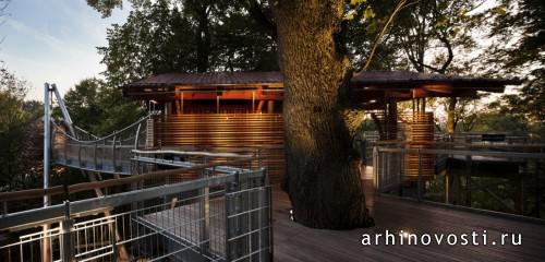 "Приключение на дереве" (Tree Adventure), проект Меткалфе Аркитекче энд Дизайн (Metcalfe Architecture & Design), Филадельфия, Америка.