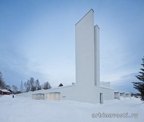 Часовня Святого Лоренса (Chapel of St. Lawrence) от Аванто Аркитектс (Avanto Architects). Вантаа, Финляндия.