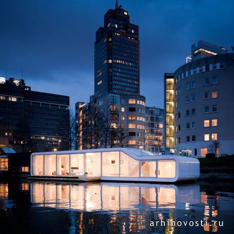 Вотервилла де Омвал (Watervilla de Omval) от +31 Аркитектс (+31 Architects). Амстердам, Голландия.