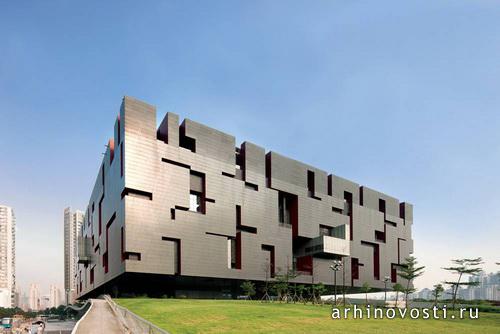Музей провинции Гуандун от Рокко Дизайн Архитектс (Rocco Design Architects). Гуанчжоу, Китай.