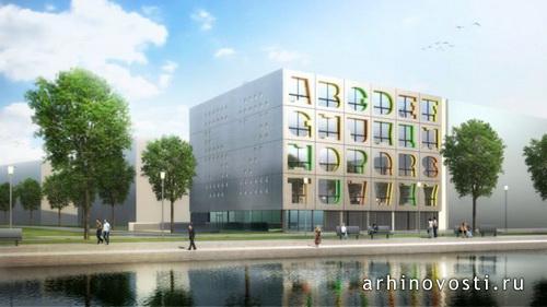 Алфавитное здание от MVRDV. Амстердам, Голландия.
