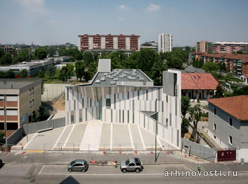 Церковь Воскресения Христа от Cino Zucchi Architetti. Милан, Италия.