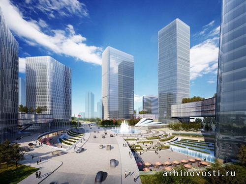 Район Пачжоу от Goettsch Partners. Гуанчжоу, Китай.
