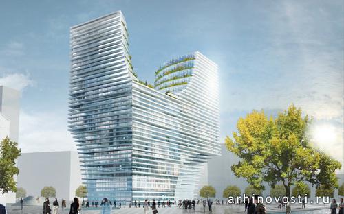Ворота в Ханчжоу от JDS Architects. Ханчжоу, Китай.